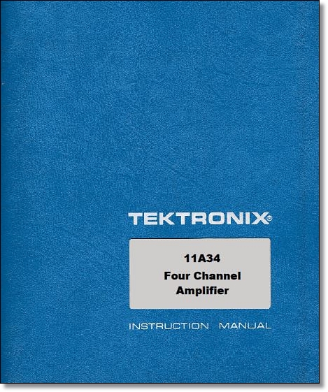 Tektronix 11A34 Service Reference Manual